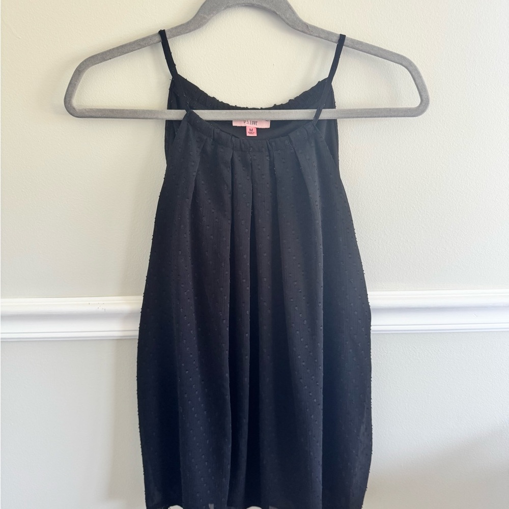 PS Love Black Dot Tank, Medium